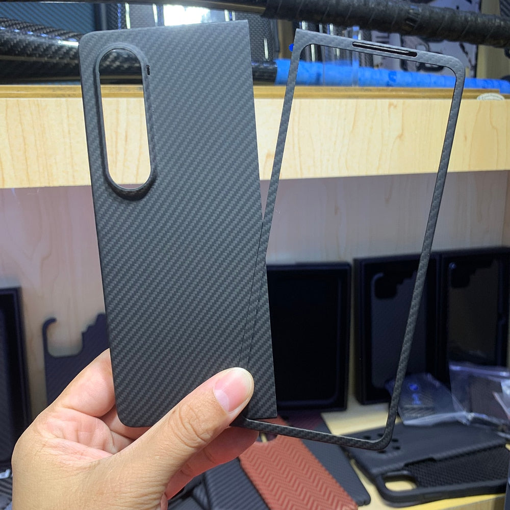 YTF-Carbon Fiber Case For Samsung Galaxy Z Fold - Premium Mobile Phone Cases from Dressmycell.com - Just $44.00! Shop now at Dressmycell.com YTF-Carbon Fiber Case For Samsung Galaxy Z Fold - Premium Mobile Phone Cases from Dressmycell.com - Just $44.00! Shop now at Dressmycell.com